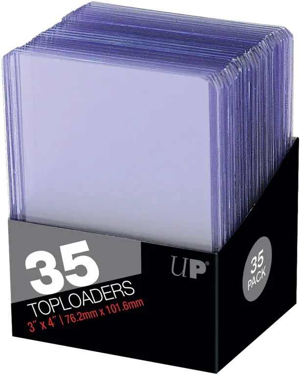 Ultra Pro 3"x4"Clear Regular Top Loaders