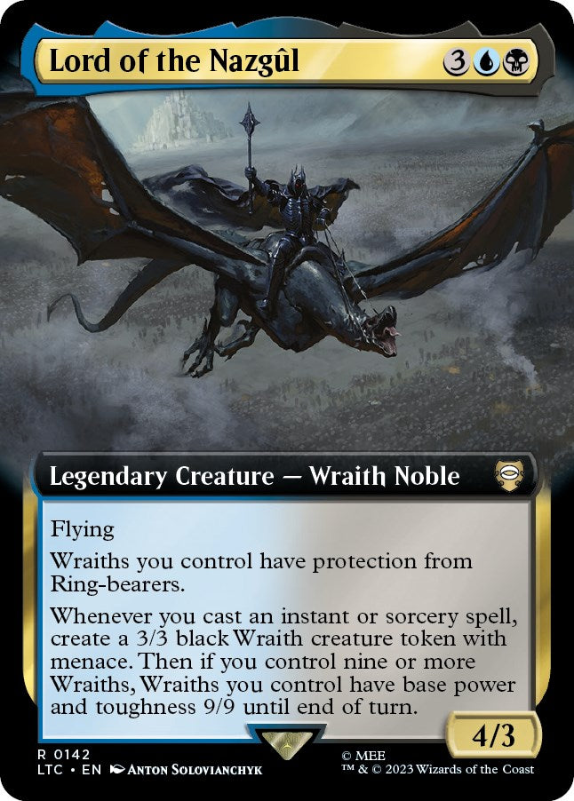 mtg whale cards Magic: The Gathering MTG The One Ring (Borderless Alternate) LOTR 451 –  Digital Heroes main image 1