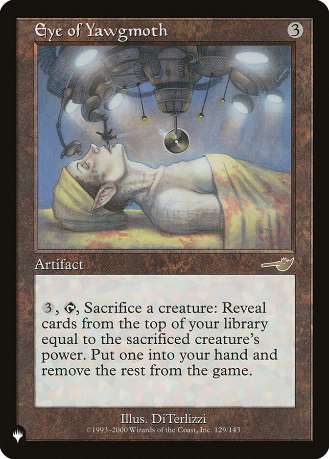 yawgmoth mtg card Eye of Yawgmoth [The List]
