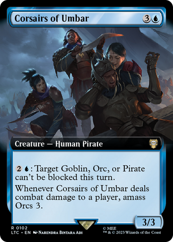 Corsairs of Umbar (Extended Art) [The Lord of the Rings: Tales of Middle-Earth Commander]