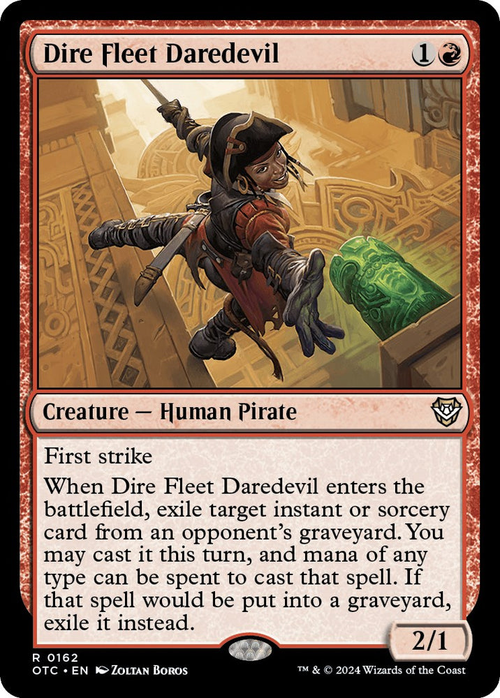 Dire Fleet Daredevil [Outlaws of Thunder Junction Commander]