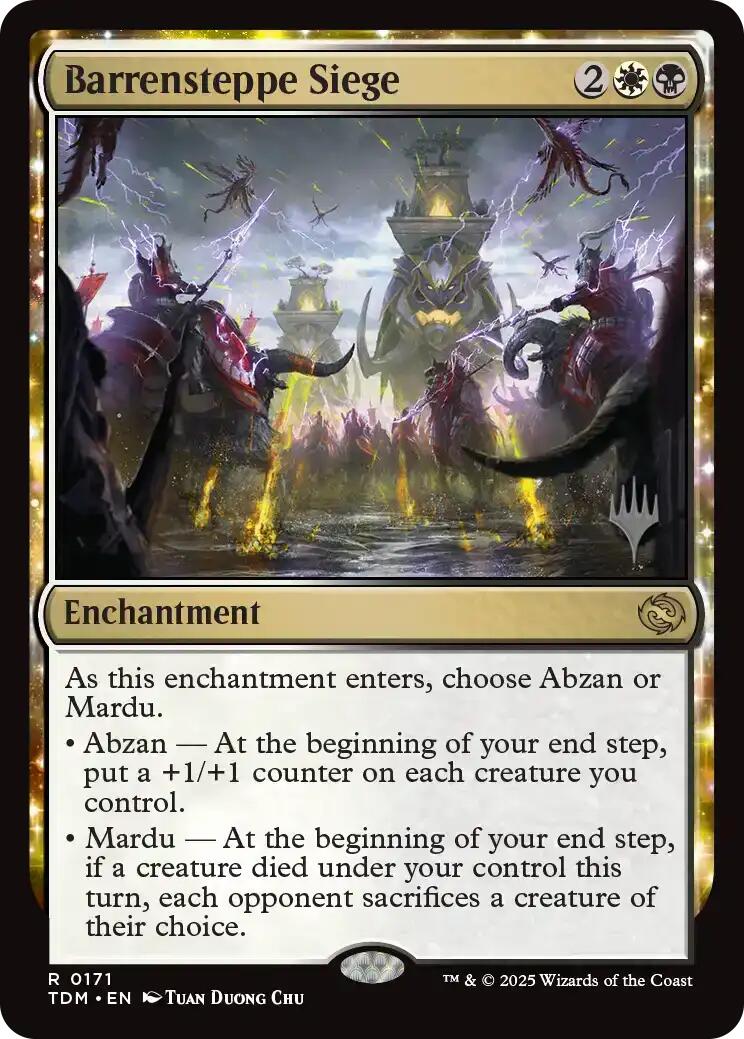 Barrensteppe Siege [Tarkir: Dragonstorm Promos]
