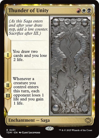 Thunder of Unity (Promo Pack) [Tarkir: Dragonstorm Promos]