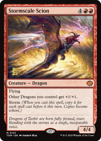 Stormscale Scion [Tarkir: Dragonstorm Prerelease Promos]