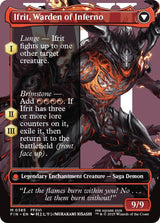 Clive, Ifrit's Dominant // Ifrit, Warden of Inferno (Borderless) (0385) [FINAL FANTASY]