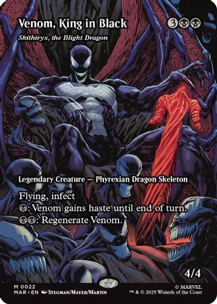 Venom, King in Black - Skithiryx, the Blight Dragon (Borderless) (MAR - Marvel Eternal-Legal)