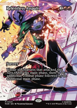 Relentless Assault (Borderless) (MAR - Marvel Eternal-Legal)
