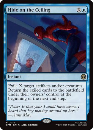 Hide on the Ceiling [Marvel's Spider-Man]