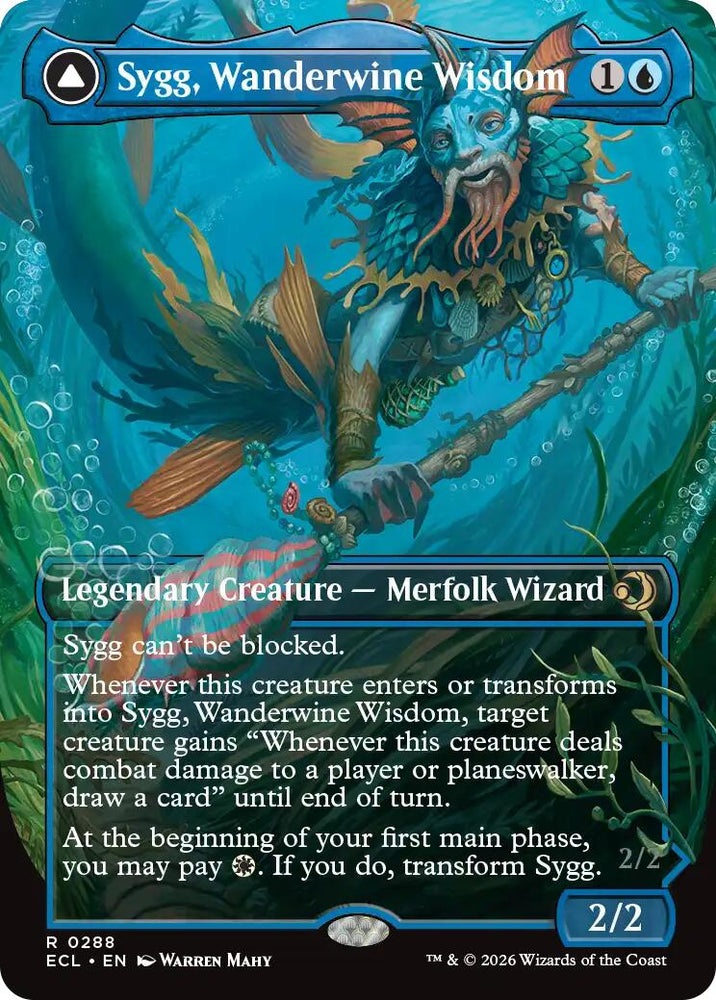 Sygg, Wanderwine Wisdom (Borderless) [Lorwyn Eclipsed]