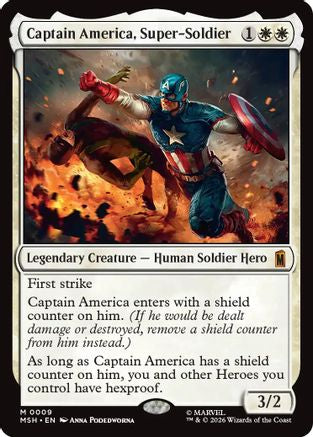 Captain America, Super-Soldier (MSH - Marvel Super Heroes)