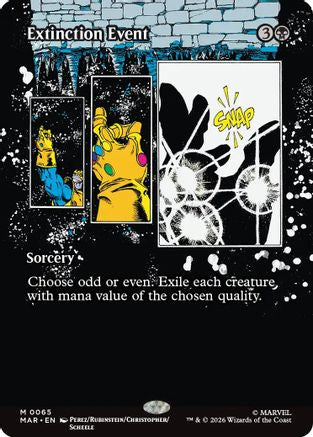 Extinction Event (Borderless) (MAR - Marvel Universe Eternal-Legal)