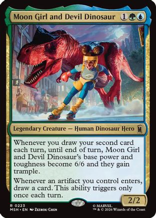 Moon Girl and Devil Dinosaur (MSH - Marvel Super Heroes Foil)