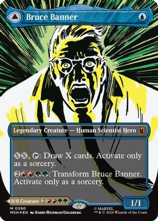 Bruce Banner (Borderless) (MSH - Marvel Super Heroes Foil)