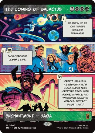The Coming of Galactus (Borderless) (MSH - Marvel Super Heroes)