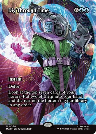 Dig Through Time (Borderless) (MAR - Marvel Universe Eternal-Legal)