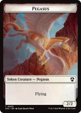 Pegasus // Inkling (0022) Double-Sided Token [Secrets of Strixhaven Commander Tokens]