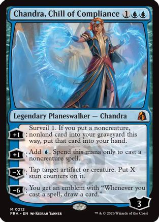 Chandra, Chill of Compliance [Reality Fracture] Foil