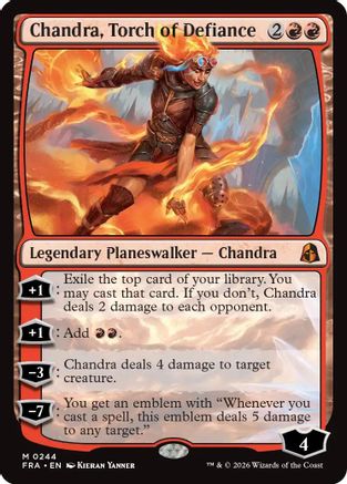 Chandra, Torch of Defiance [Reality Fracture] Foil