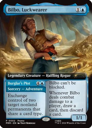 Bilbo, Luckwearer (Extended Art) [Promo Pack: The Hobbit]
