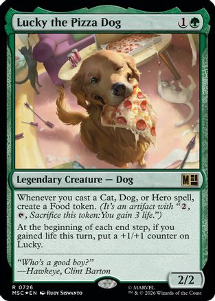 Lucky the Pizza Dog (MSC - Commander: Marvel Super Heroes)
