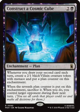 Construct a Cosmic Cube (MSH - Marvel Super Heroes Foil)