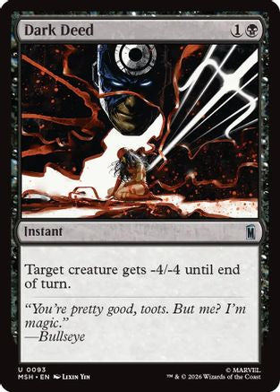 Dark Deed (MSH - Marvel Super Heroes Foil)