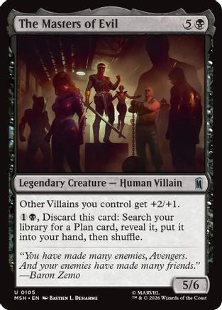 The Masters of Evil (MSH - Marvel Super Heroes Foil)