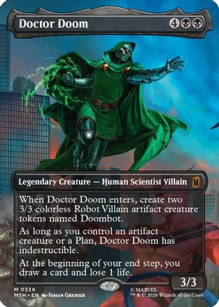 Doctor Doom (Borderless) (336) (MSH - Marvel Super Heroes Foil)