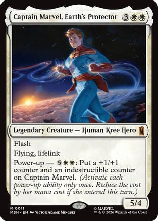 Captain Marvel, Earth's Protector (MSH - Marvel Super Heroes)