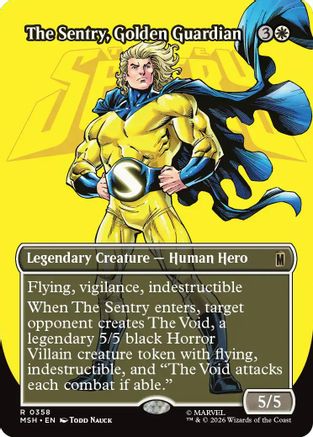 The Sentry, Golden Guardian (Borderless) (MSH - Marvel Super Heroes)