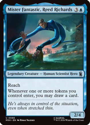Mister Fantastic, Reed Richards (MSH - Marvel Super Heroes Foil)