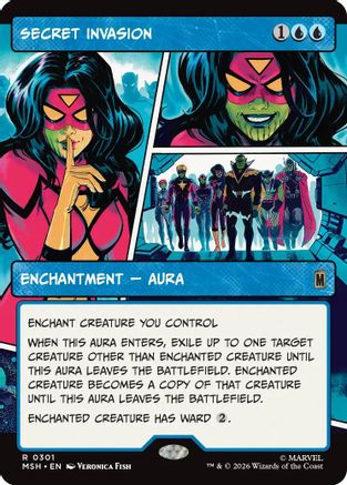 Secret Invasion (Borderless) (MSH - Marvel Super Heroes Foil)