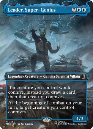 Leader, Super-Genius (Borderless) (MSH - Marvel Super Heroes)