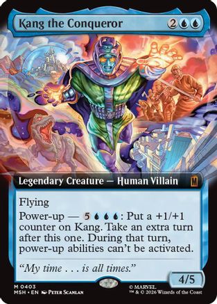 Kang the Conqueror (Extended Art) (MSH - Marvel Super Heroes Foil)