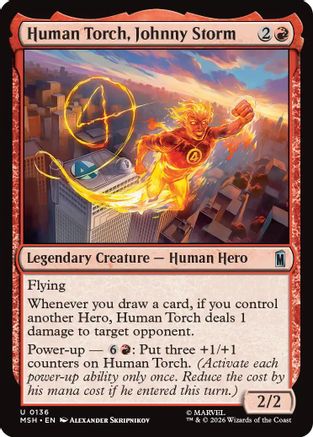 Human Torch, Johnny Storm (MSH - Marvel Super Heroes)