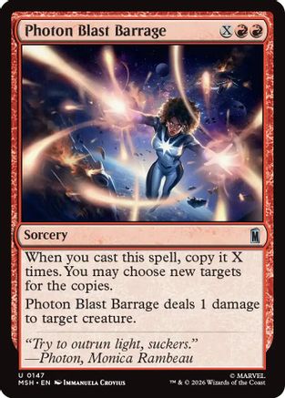 Photon Blast Barrage (MSH - Marvel Super Heroes)
