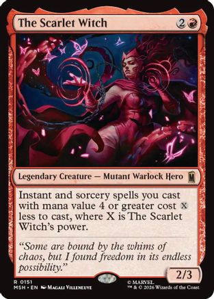 The Scarlet Witch (MSH - Marvel Super Heroes Foil)