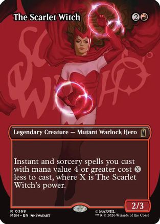 The Scarlet Witch (Borderless) (MSH - Marvel Super Heroes Foil)
