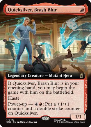 Quicksilver, Brash Blur (Extended Art) (MSH - Marvel Super Heroes)