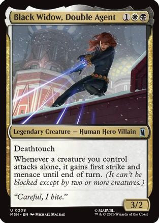 Black Widow, Double Agent (MSH - Marvel Super Heroes Foil)