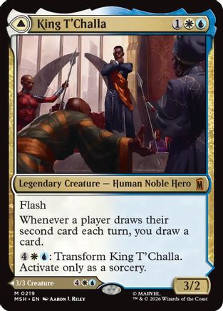 King T'Challa (MSH - Marvel Super Heroes)