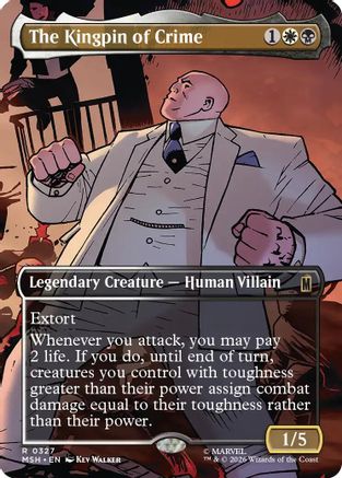 The Kingpin of Crime (Borderless) (0327) (MSH - Marvel Super Heroes)