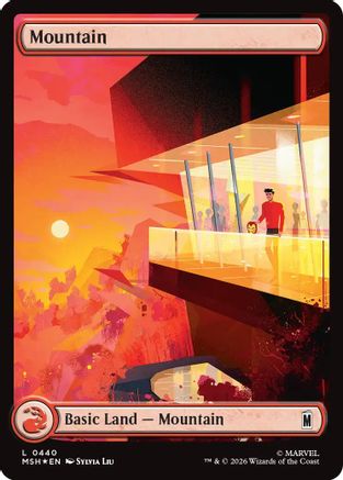 Mountain (0440) (Surge Foil) (MSH - Marvel Super Heroes Foil)