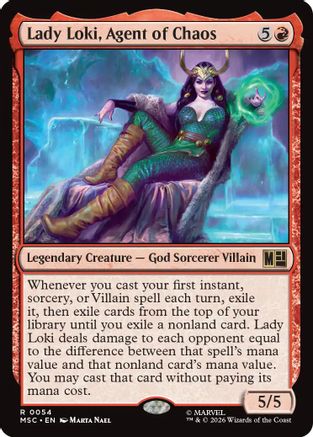 Lady Loki, Agent of Chaos (MSC - Commander: Marvel Super Heroes)