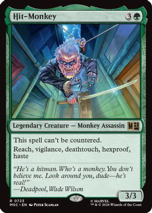 Hit-Monkey (MSC - Commander: Marvel Super Heroes)