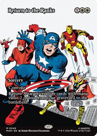 Return to the Ranks (Borderless) (MAR - Marvel Universe Eternal-Legal)