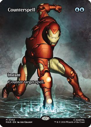 Counterspell (Borderless) (0052) (MAR - Marvel Universe Eternal-Legal)