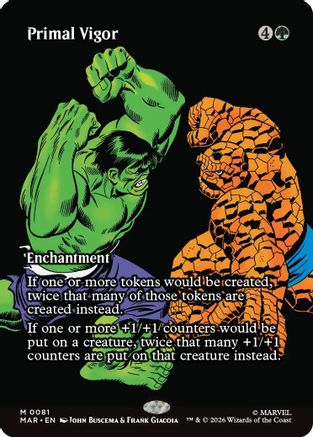 Primal Vigor (Borderless) (MAR - Marvel Universe Eternal-Legal)