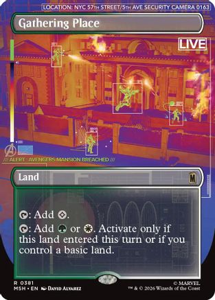 Gathering Place (Borderless) (MSH - Marvel Super Heroes Foil)