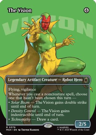 The Vision (Borderless) (MSH - Marvel Super Heroes Foil)